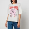 Ganni Bunny Organic Cotton-Jersey T-Shirt - Image 1
