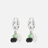Shrimps Jagger Silver-Tone, Faux Pearl and Glass Hoop Earrings - Image 1