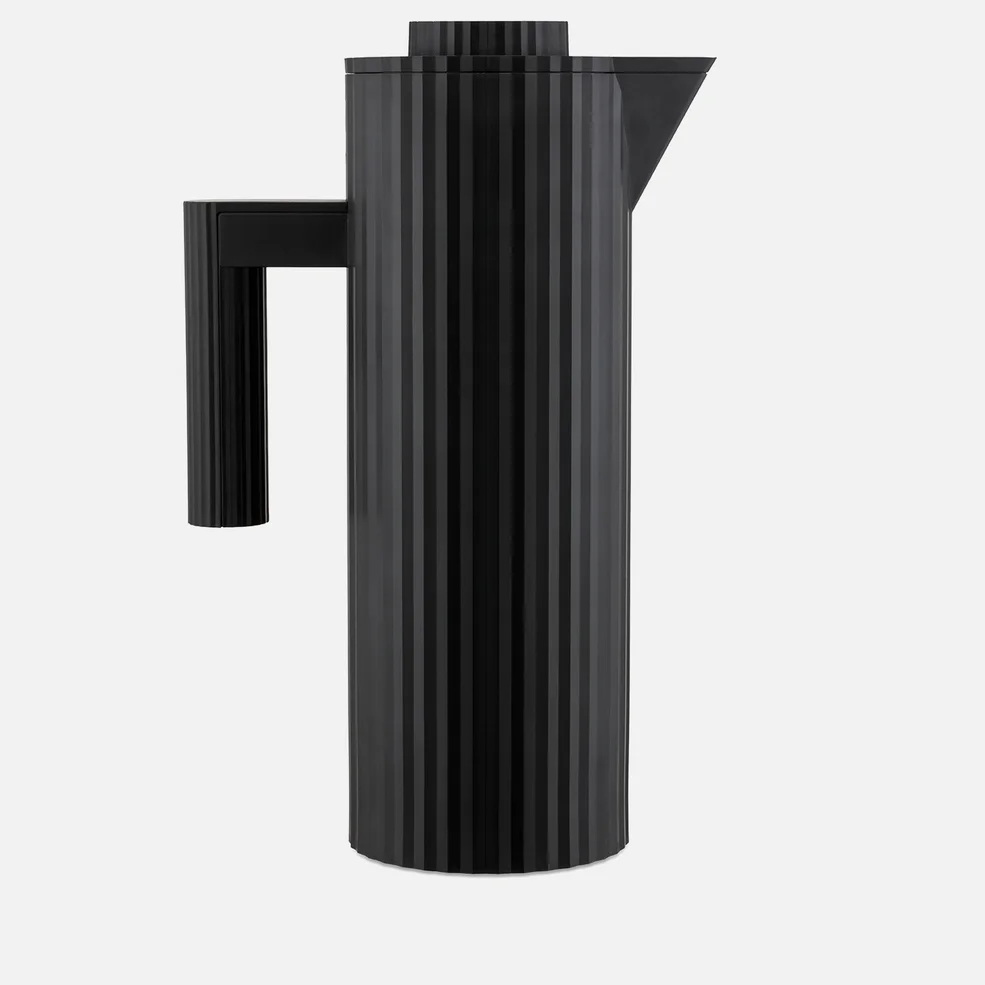 Alessi Thermo Insulated Jug - Plisse Black Image 1