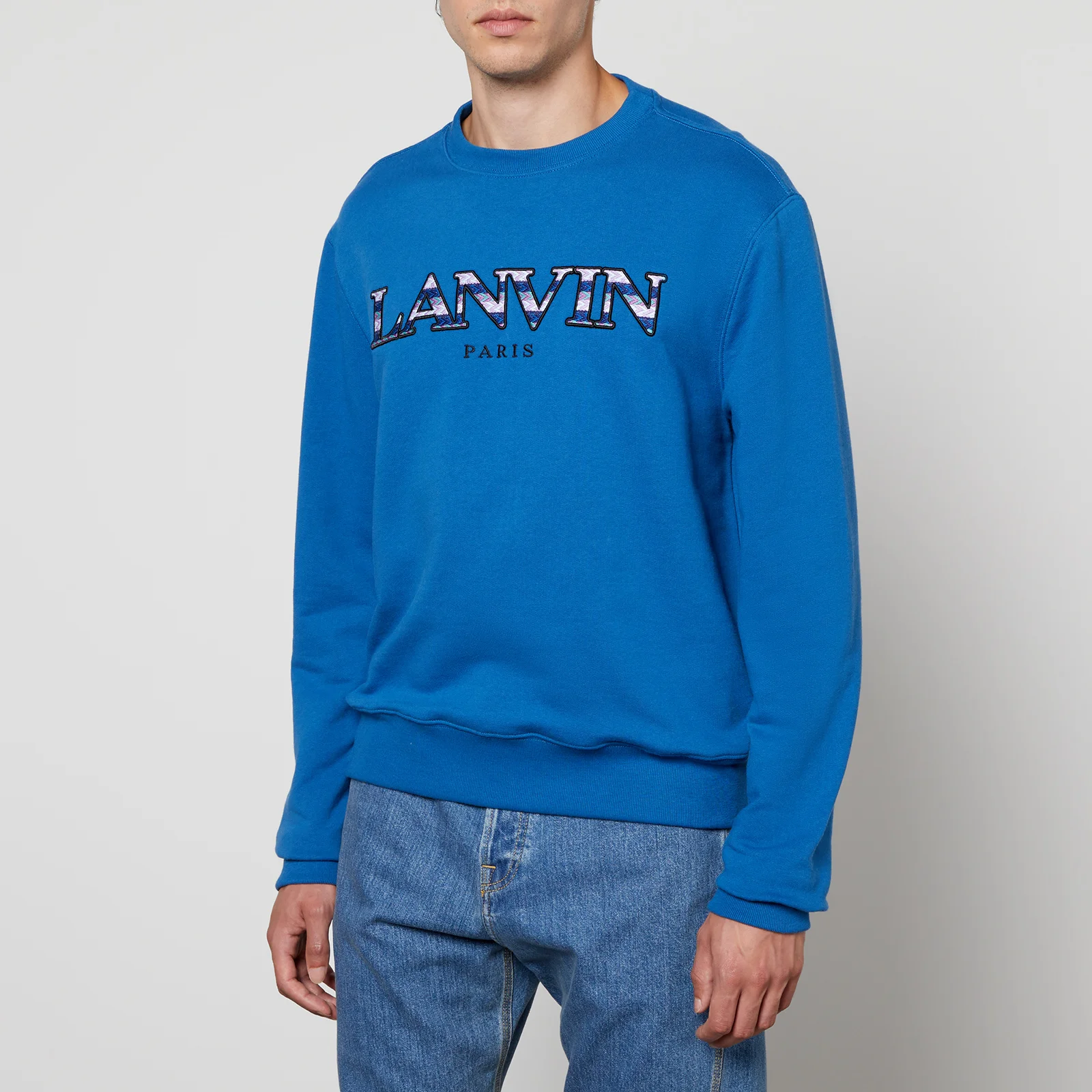 Lanvin Curb Cotton-Jersey Sweatshirt Image 1