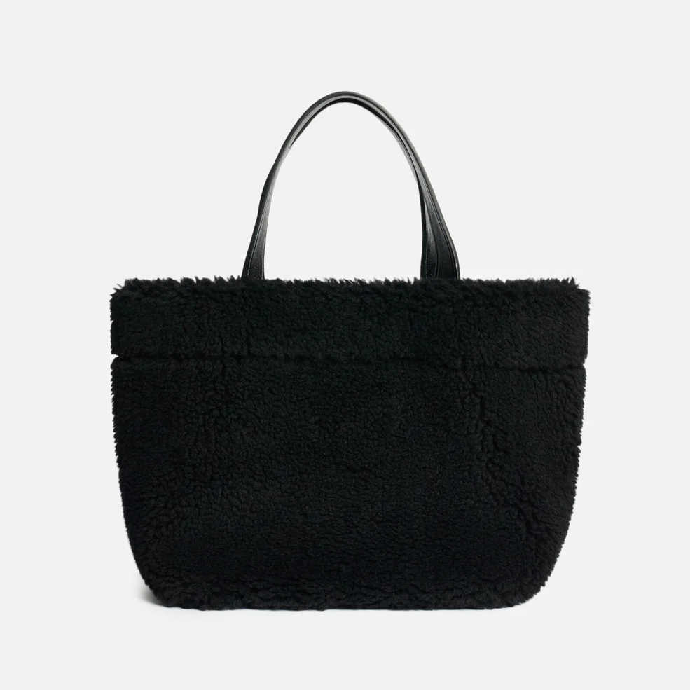 Stand Studio Large Faux Shearling Tote Bag Image 1