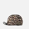 Ganni Leopard Print Recycled Shell Vanity Bag - Image 1