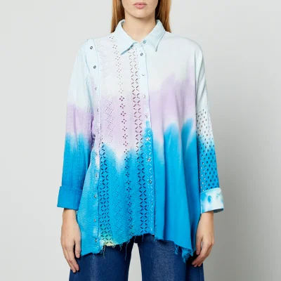 Marques Almeida Tie Dye Organic Cotton Shirt - UK 8