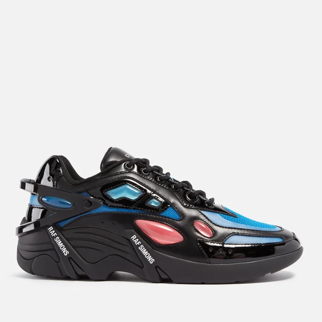 Raf Simons Cylon-21 Rubber, Leather and Mesh Trainers