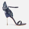 Sophia Webster Heavenly Crystal-Embellished Leather Heeled Sandals - Image 1