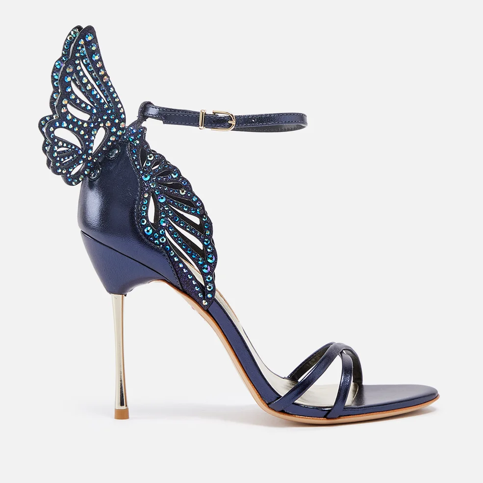 Sophia Webster Heavenly Crystal-Embellished Leather Heeled Sandals Image 1
