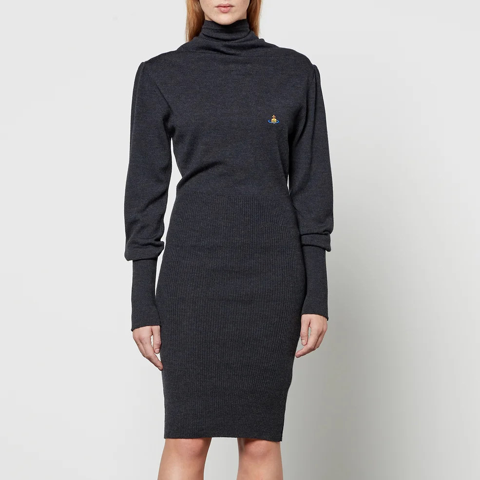 Vivienne Westwood Bea Wool Midi Dress Image 1