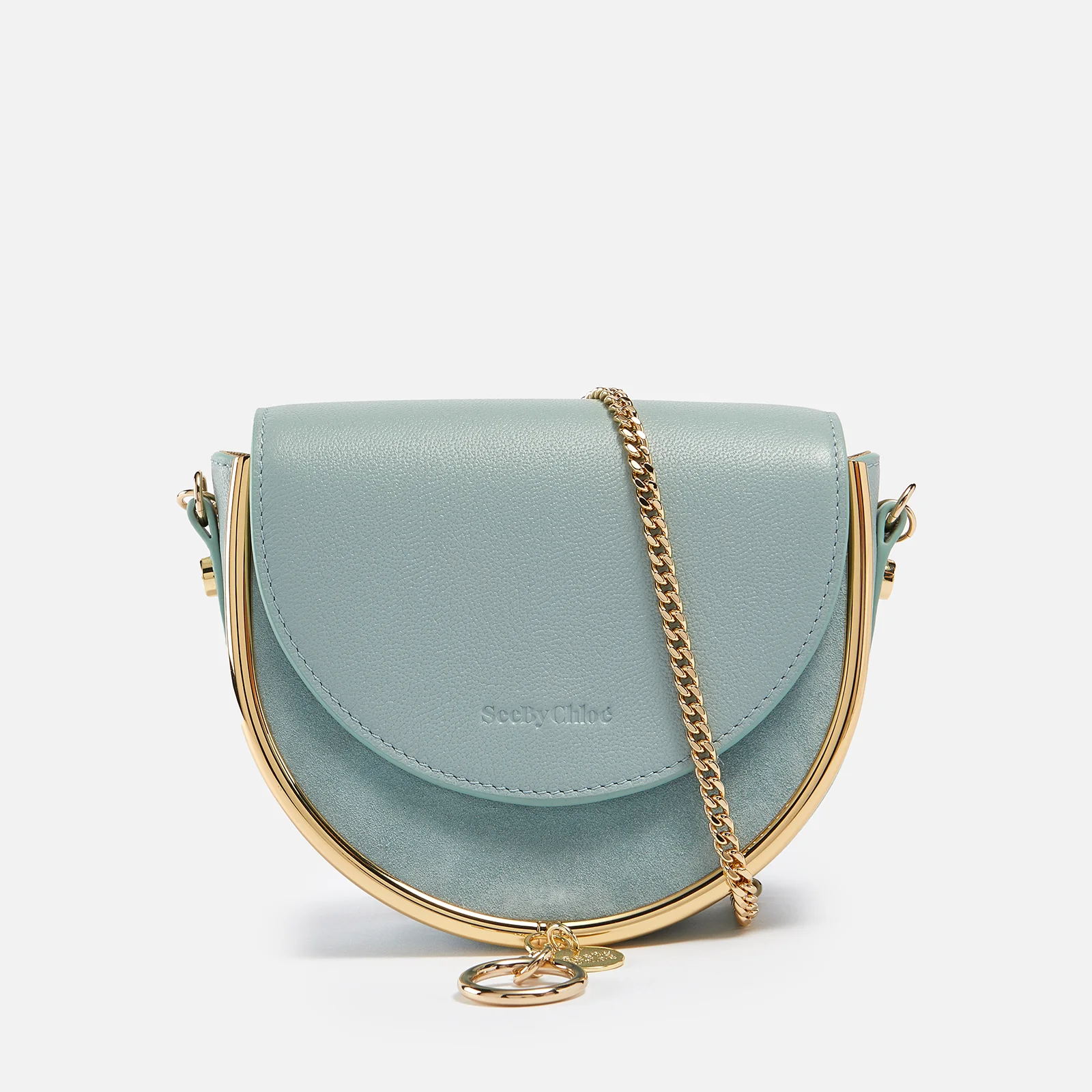 See By Chloé Mara Leather and Suede Shoulder Bag Image 1