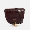 See By Chloé Mara Small Croc-Effect Leather Saddle Bag - Image 1