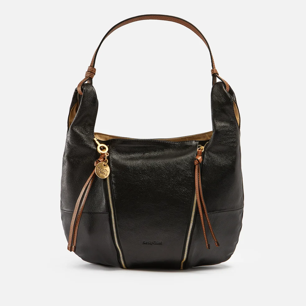 See By Chloé Indra Hobo Leather and Suede Bag Image 1
