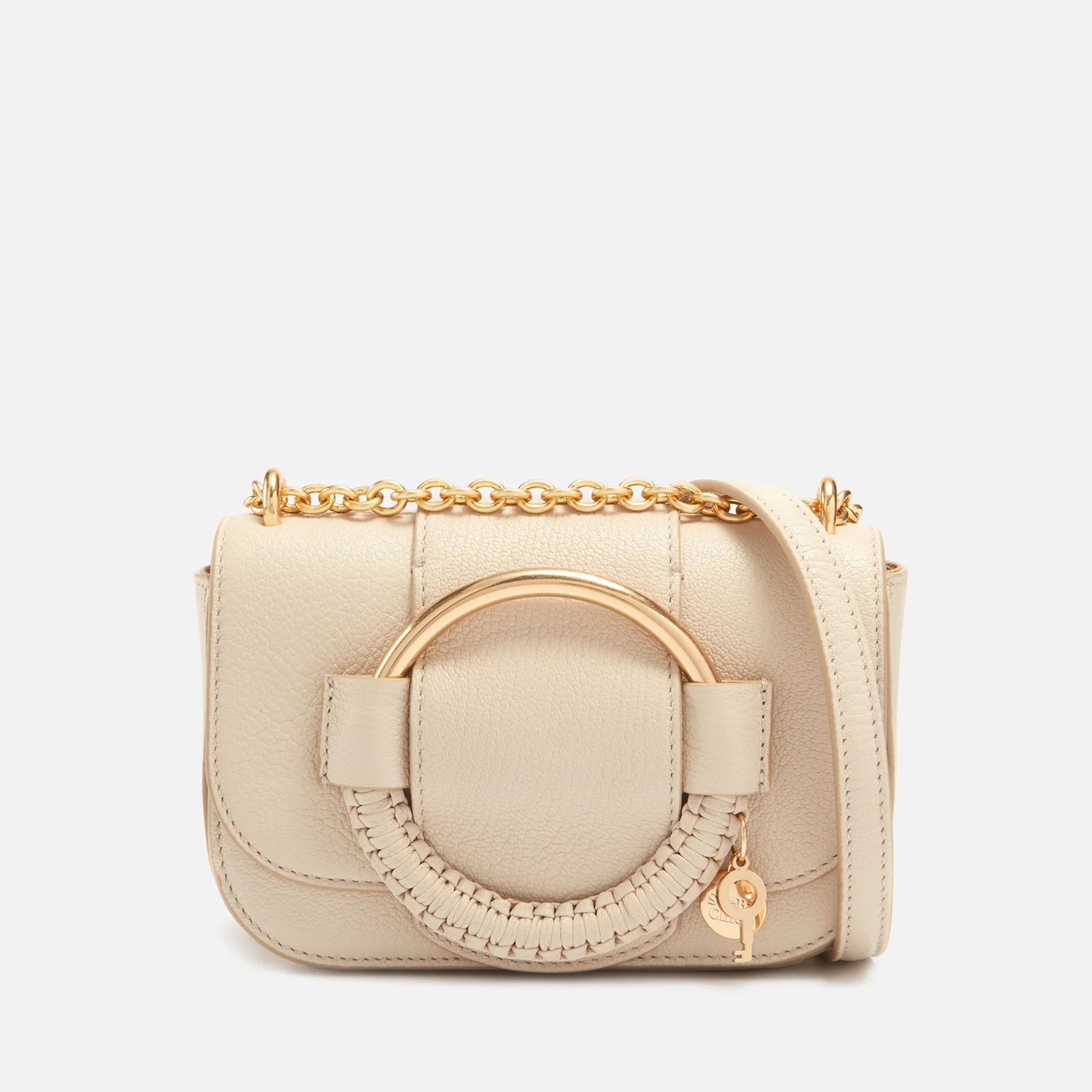 See By Chloé Hana Leather and Gold-Tone Detail Crossbody Bag Image 1