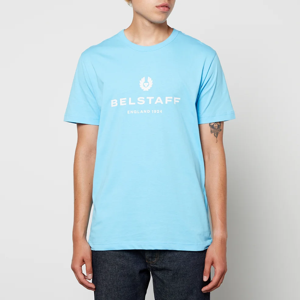 Belstaff 1924 Logo-Print Cotton-Jersey T-Shirt Image 1