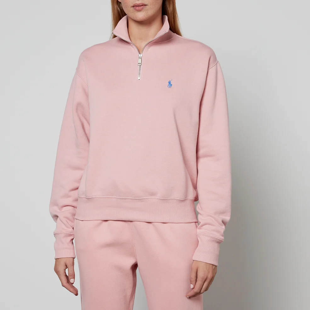 Polo Ralph Lauren Cotton-Blend Jersey Half-Zip Sweatshirt Image 1