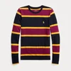 Polo Ralph Lauren Varsity Striped Cotton-Jersey T-Shirt - Image 1