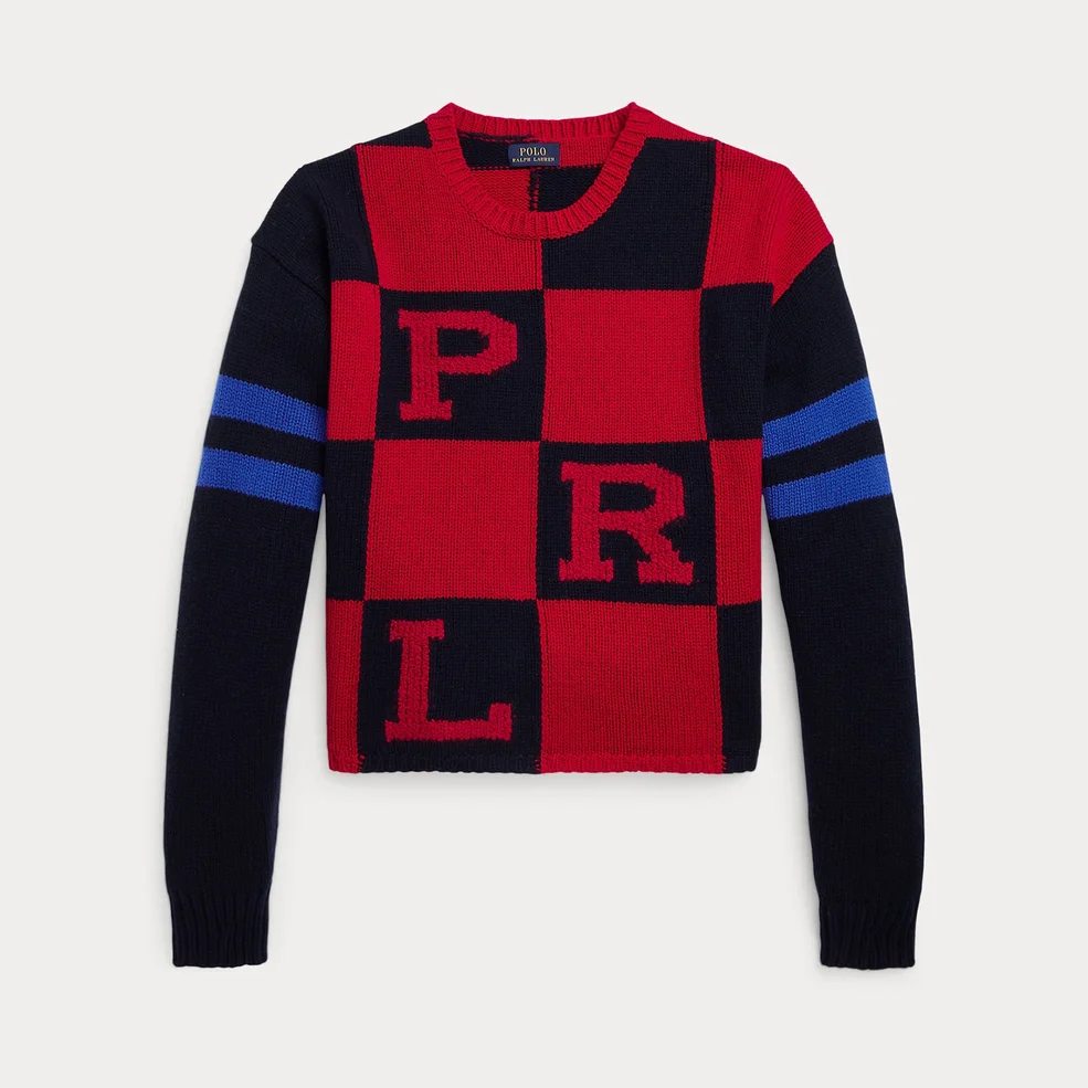 Polo Ralph Lauren Logo-Intarsia Wool-Blend Jumper Image 1