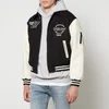 Represent Racing Team Wool-Blend and Faux Leather Varsity Jacket - Image 1
