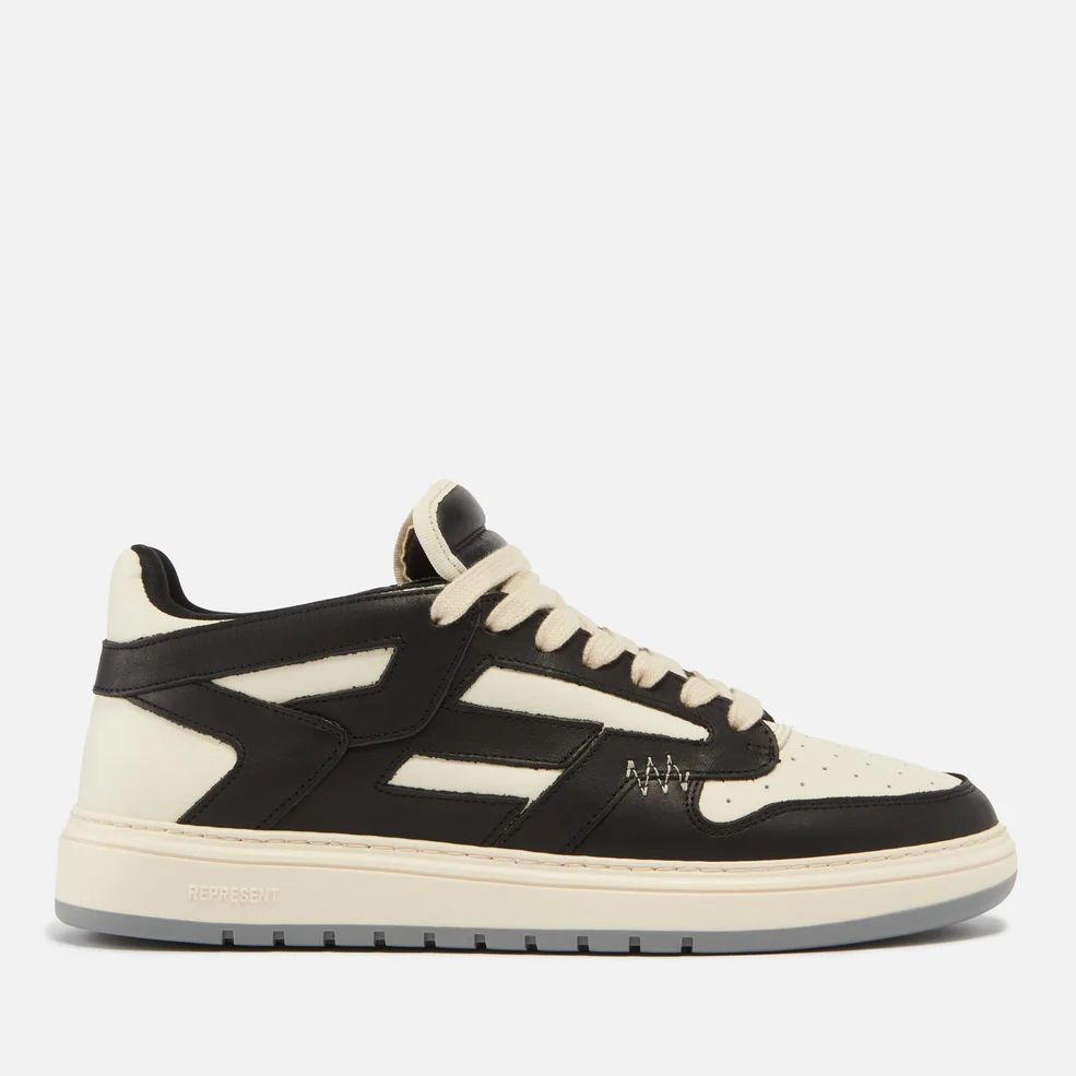 Represent Reptor Low Top Leather Trainers Image 1