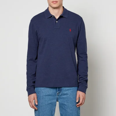 Polo Ralph Lauren Long Sleeve Cotton-Piqué Polo Shirt