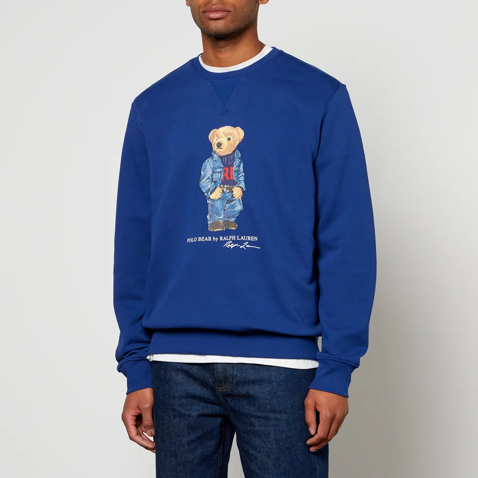 Polo Ralph Lauren Denim Bear Cotton-Blend Sweatshirt Image 1