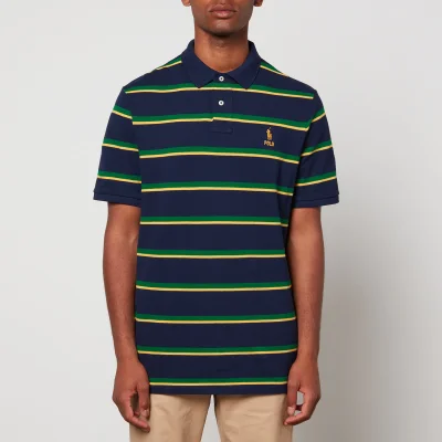 Polo Ralph Lauren Striped Cotton-Piqué Polo Shirt