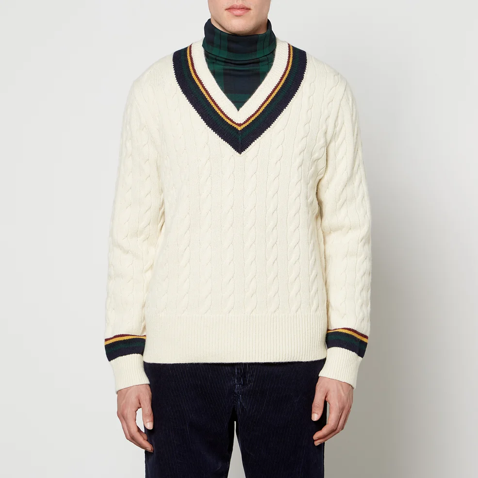 Polo Ralph Lauren Wool and Cashmere-Blend Cricket Jumper Image 1