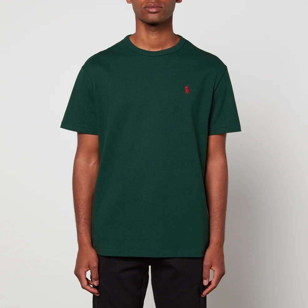 Polo Ralph Lauren Logo-Embroidered Cotton-Jersey T-Shirt Image 1