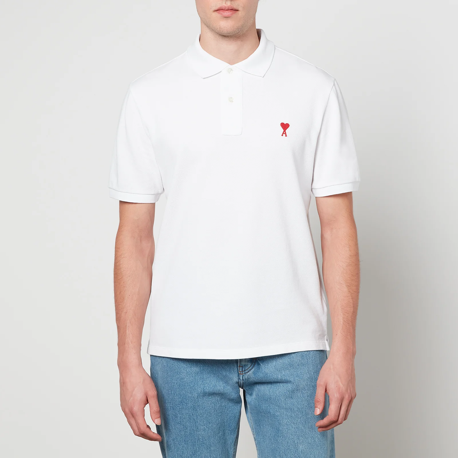 AMI de Coeur Cotton-Piqué Polo Shirt Image 1
