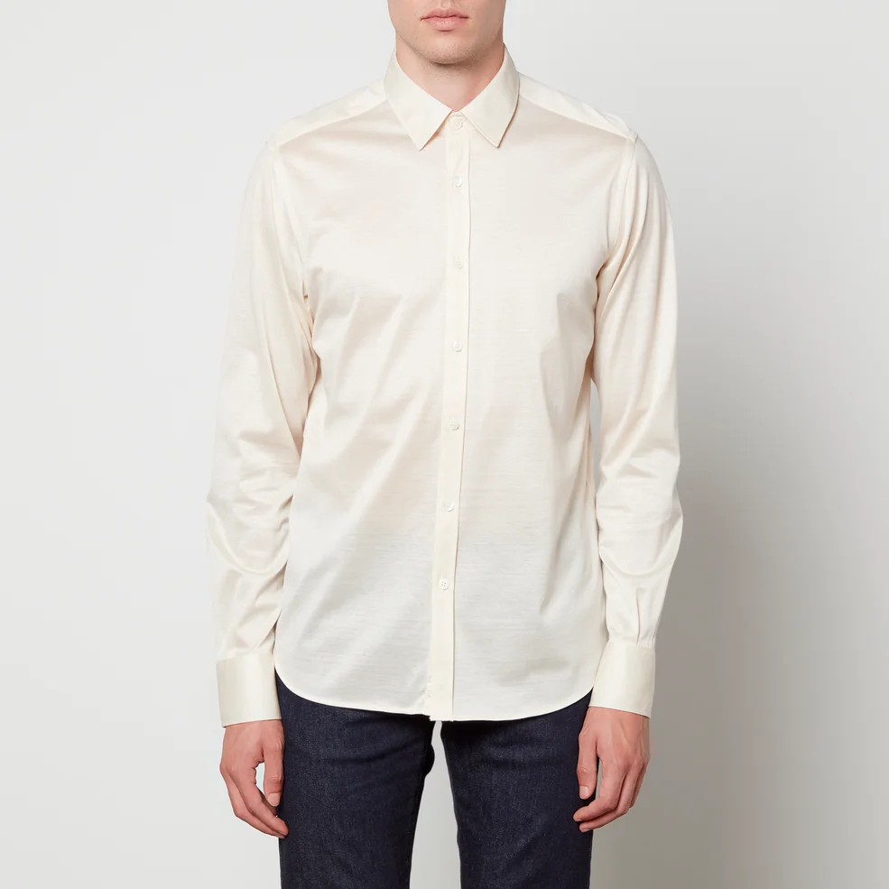 Canali Sports Cotton-Jersey Shirt Image 1