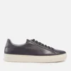 Canali Grained Leather Trainers - Image 1