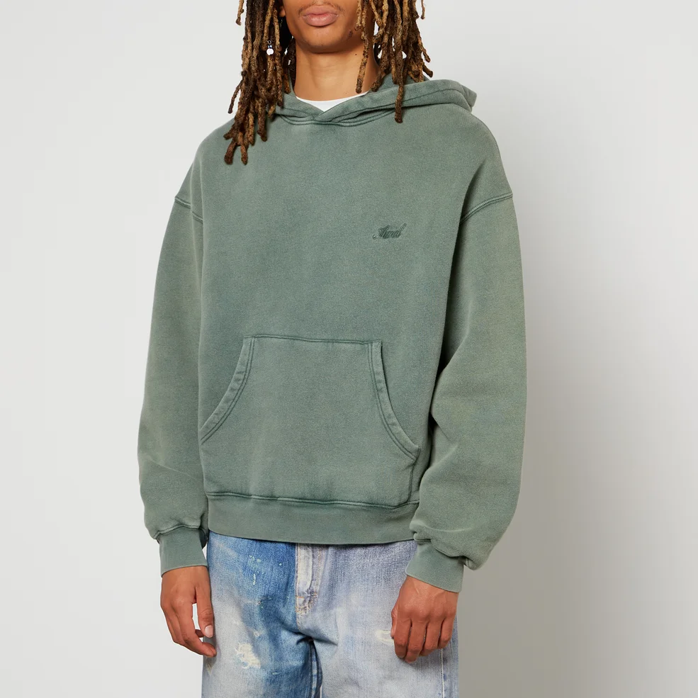 Axel Arigato Relay Brushed Organic Cotton-Jersey Hoodie Image 1