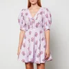 Rhodes Zoya Linen and Cotton-Blend Mini Dress - Image 1