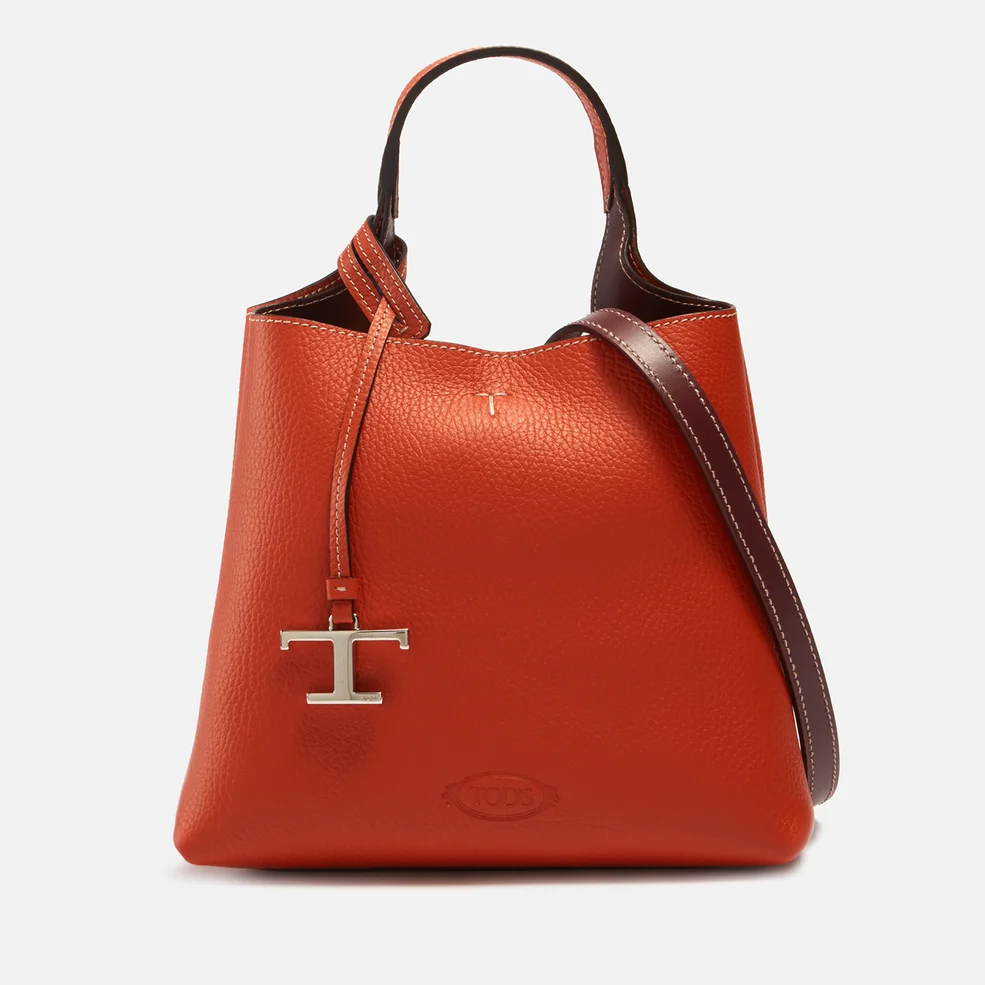 Tod's Ada Small Leather Tote Bag Image 1