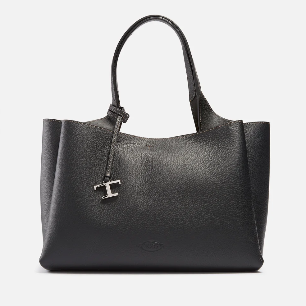Tod's Ada Textured-Leather Tote Bag Image 1