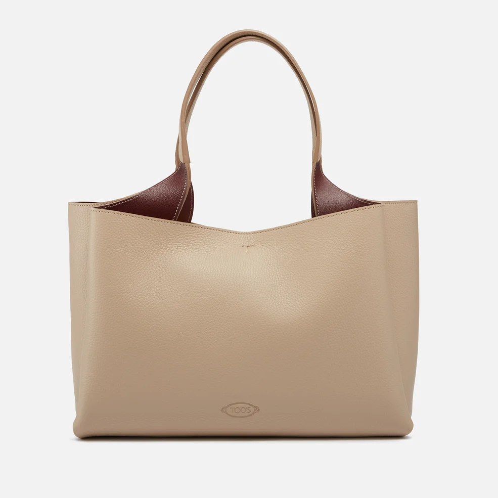 Tod's Ada Leather Double Tote Bag Image 1