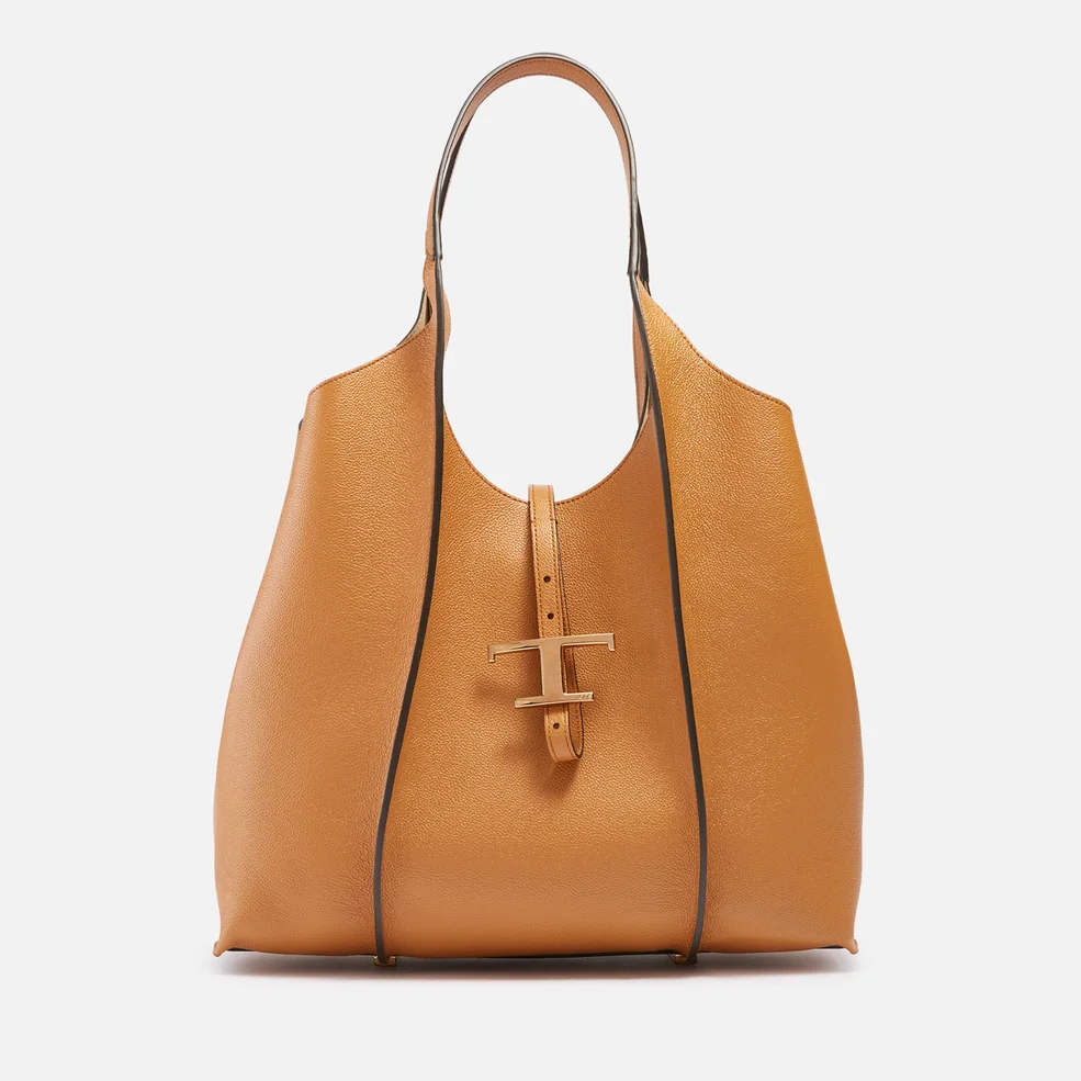 Tod's Timeless Grained Leather Tote Bag Image 1