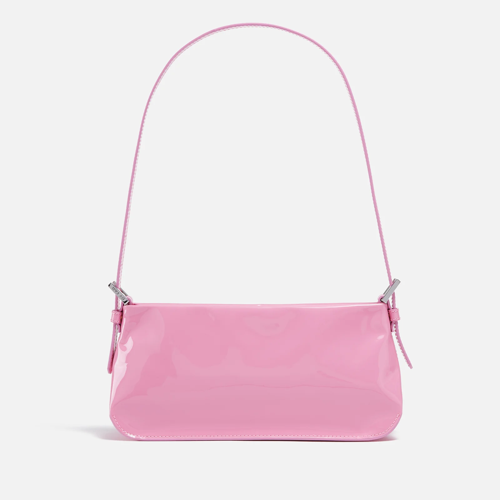 BY FAR Dulce Patent-Leather Shoulder Bag Image 1