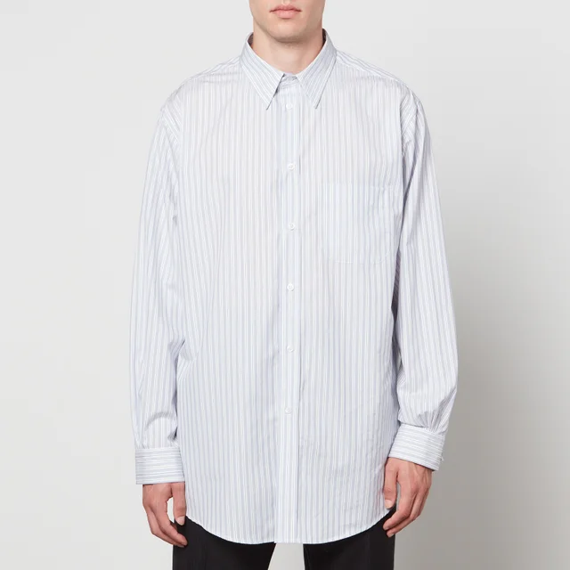 Maison Margiela Oversized Striped Cotton Shirt