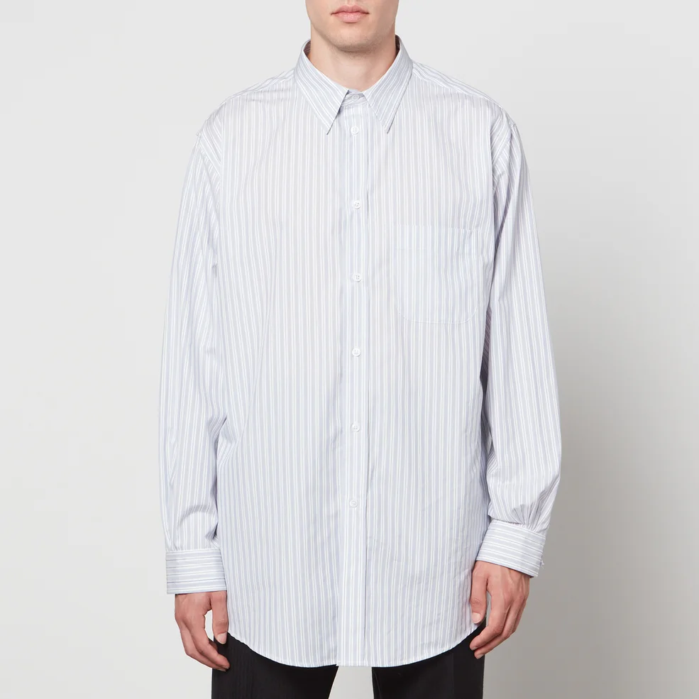 Maison Margiela Oversized Striped Cotton Shirt Image 1
