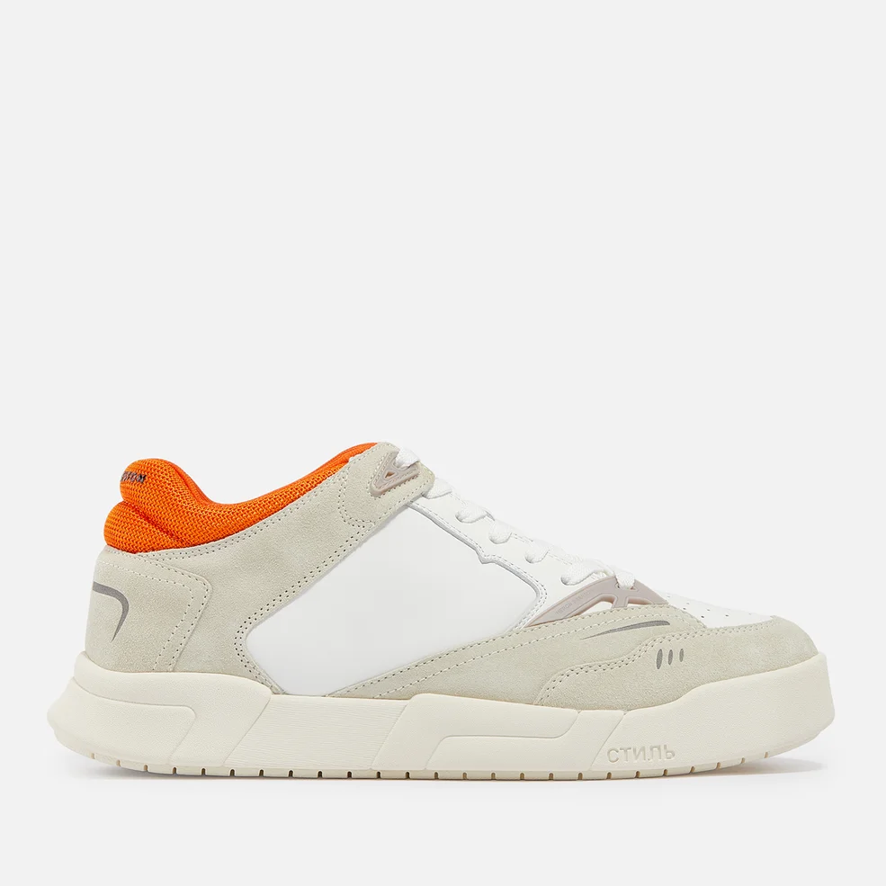 Heron Preston Men's Low Key Leather and Suede Trainers Image 1