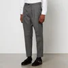 4SDesigns Triple Pleat Cotton and Wool-Blend Trousers - Image 1