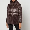 Herno Short Faux Fur-Trimmed Shell Puffer Jacket - Image 1