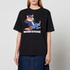Maison Kitsuné Fox Cotton-Jersey T-Shirt - Image 1
