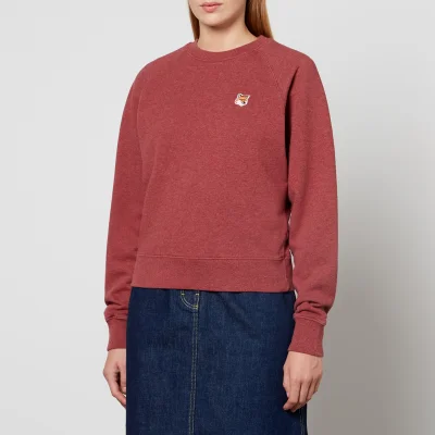 Maison Kitsuné Fox Appliquéd Cotton-Jersey Sweatshirt