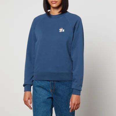 Maison Kitsuné Fox Logo-Appliquéd Cotton-Jersey Sweatshirt