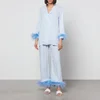 Sleeper Satin Party Pajama Set With Feathers - Image 1