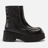 Marni Croc-Effect Leather Ankle Boots - Image 1