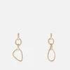 Cult Gaia Reyes Brushed Gold-Tone Earrings - Image 1