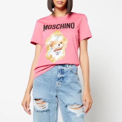 Moschino Bear Printed Organic Cotton-Jersey T-Shirt