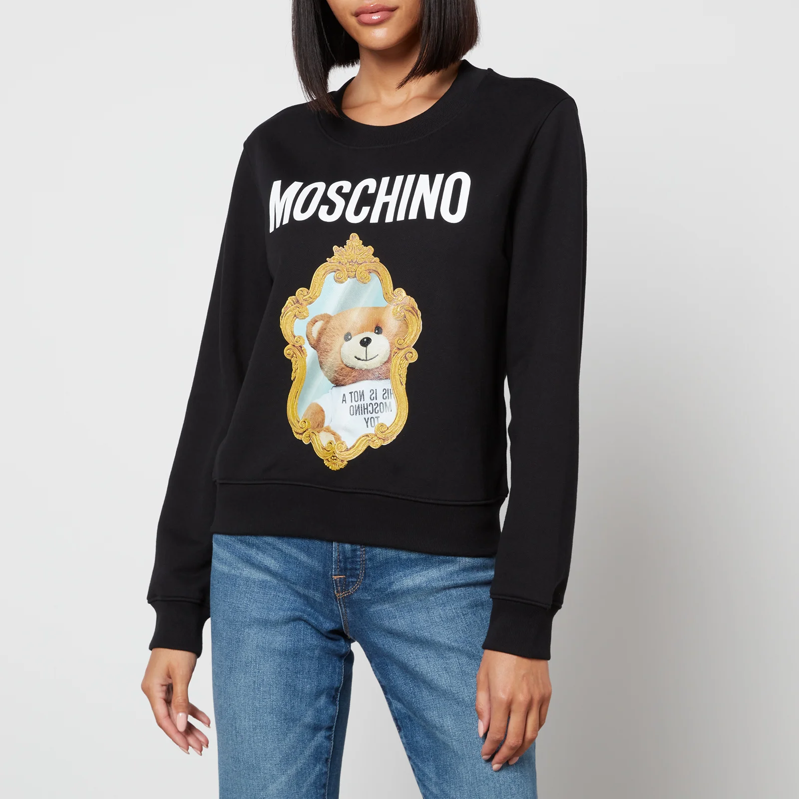 Moschino Bear Cotton-Jersey Sweatshirt Image 1