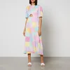 Olivia Rubin Charlie Printed Jersey Midi Dress - Image 1